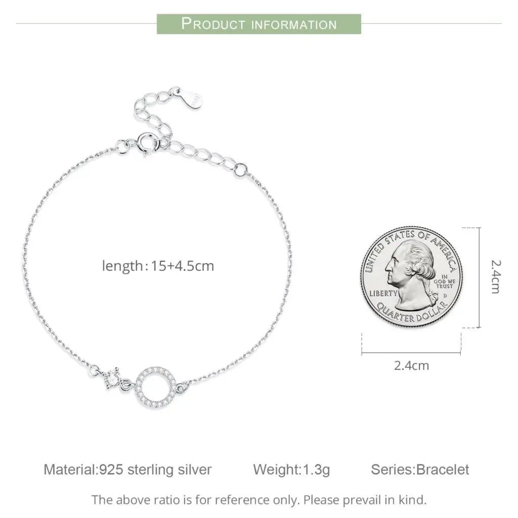 Bracelet for Female Fine Jewelry Wedding Gift 